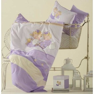 Постельное в кроватку Karaca Home Mini Lila