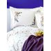 Постельное бельё с пледом Karaca Home Fertile lila