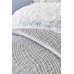 Постельное бельё Karaca Home + плед + покрывало Kaori gri