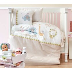 Постельное в кроватку для новорожденных Karaca Home Playmate