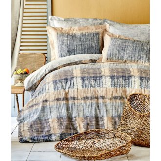 Постельное бельё евро Karaca Home Atika bej