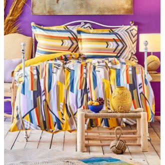 Постельное бельё евро Karaca Home Cherry sari Постельное бельё евро Karaca Home Cherry sari