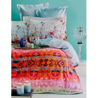 Элитное постельное бельё Karaca Home сатин Rossi red евро