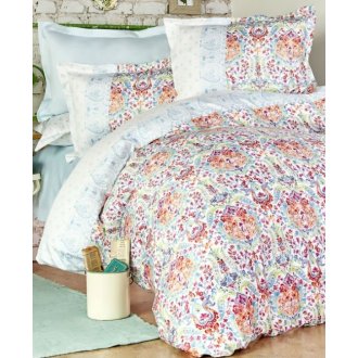 Элитное постельное бельё Karaca Home сатин Diandra евро Элитное постельное бельё Karaca Home сатин Diandra евро