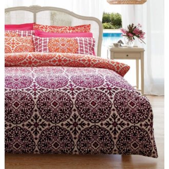 Постельное бельё Karaca Home ранфорс Berry bordo