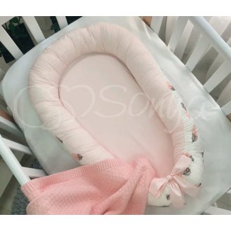 Кокон Маленькая Соня Baby Design Перо пудра