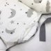 Кокон Маленькая Соня Baby Design Облака серые с месяцем