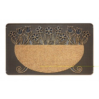 Коврик придверный 45*75 Modern Pot Flowers Коврик придверный 45*75 Modern Pot Flowers