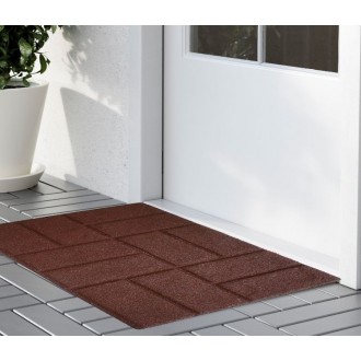 Коврик придверный IzziHome 50х75 Torn Brick brown