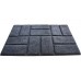 Коврик придверный IzziHome 50х75 Torn Brick графит