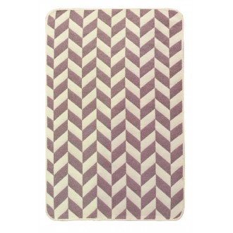 Коврик универсальный SOLO 60*90 KREM PEMBE ZIGZAG