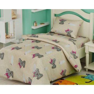 Детское постельное белье в кроватку Мишутки