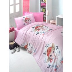 Детское постельное белье LightHouse Ranforce Candy girl розовое