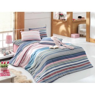 Комплект постельного белья Lines розовый