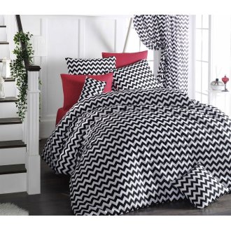 Комплект постельного белья Zebra красный