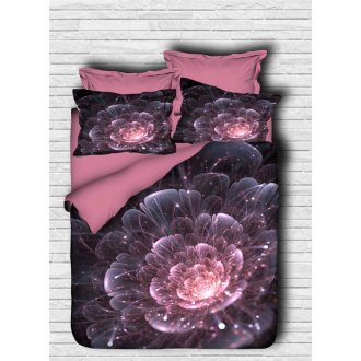 Постельное бельё 3Д LightHouse Astra Розовое Постельное бельё 3Д LightHouse Astra Розовое