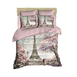 Постельное бельё 3Д евро ранфорс LightHouse Paris Spring