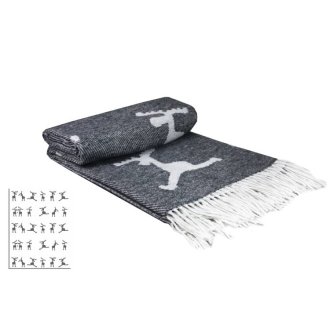 Плед хлопковый LightHouse Funny Moose 140*200 т.серый Плед хлопковый LightHouse Funny Moose 140*200 т.серый