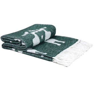 Плед хлопковый LightHouse Funny Moose 140*200 зеленый Плед хлопковый LightHouse Funny Moose 140*200 зеленый