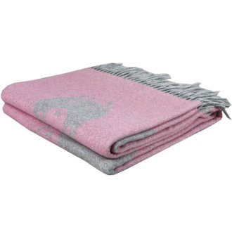 Плед хлопковый LightHouse Happy Sheep 140*200 розовый Плед хлопковый LightHouse Happy Sheep 140*200 розовый