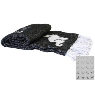 Плед хлопковый LightHouse Cats 140x200 black Плед хлопковый LightHouse Cats 140x200 black