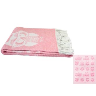 Плед хлопковый LightHouse Family 140*200 розовый Плед хлопковый LightHouse Family 140*200 розовый