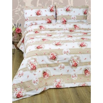 Постельное бельё Lotus Ranforce Vintage кофе (Украина)