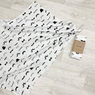 Пеленка для новорожденного Msonya муслин Усы