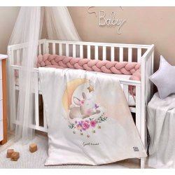 Детский набор в кроватку для новорожденных Msonya Sweet Dream Зайка 5 предметов