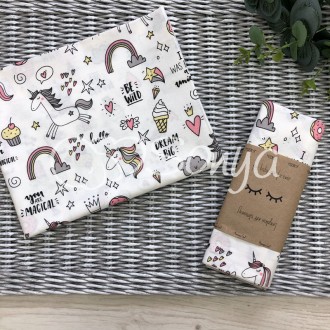 Пеленка для новорожденного Msonya Единорог