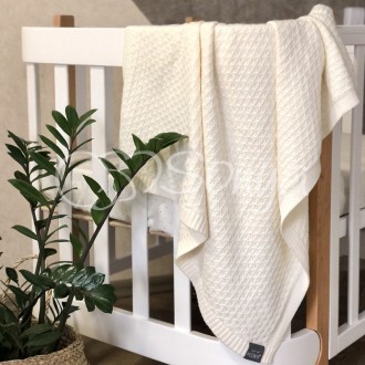 Детский плед Маленькая Соня Ромб мелкий мокко