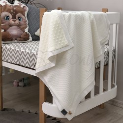Плед детский Msonya WellSoft Рогожка белый