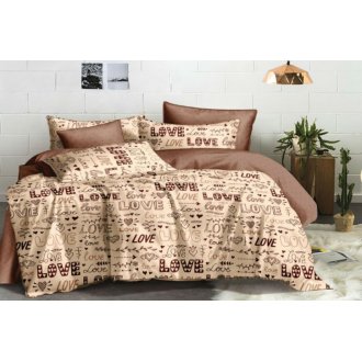 Постельное бельё сатин Moon Love ST345 love