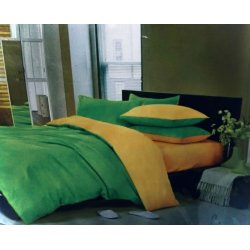 Постельное белье Moon Love ранфорс люкс Микс G03 green+yellow