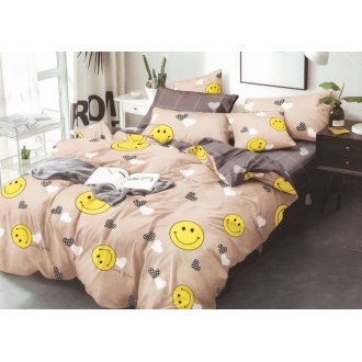 Подростковое постельное белье Pretty сатин Смайлы