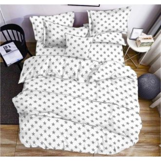 Детское постельное бельё Pretty сатин Звёзды grey Детское постельное бельё Pretty сатин Звёзды grey