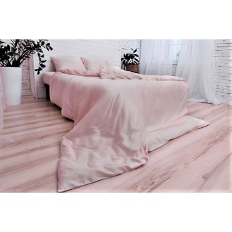 Постельное бельё сатин однотонный светло-розовый Nostra Постельное бельё сатин однотонный светло-розовый Nostra