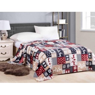 Плед микрофибра Novita Печворк