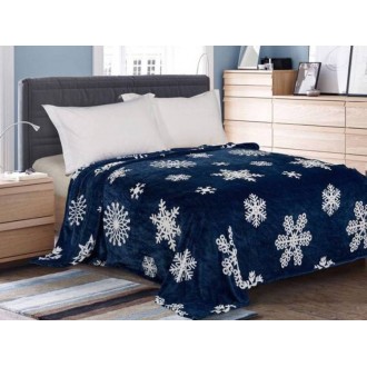 Плед микрофибра Novita Снежинка 