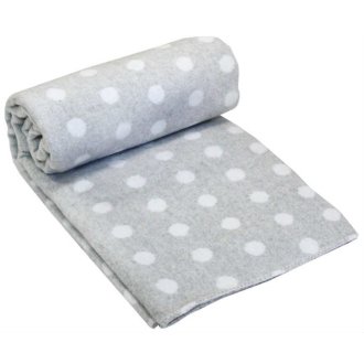 Детское одеяло Vladi Горох Люкс серое Детское одеяло Vladi Горох Люкс серое