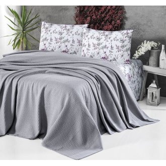 Летнее постельное белье First Choice с покрывалом Pike Gri Летнее постельное белье First Choice с покрывалом Pike Gri