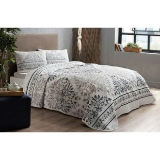 Постельное бельё с пике Tac Valencia V04 mavi