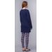 Женская пижама U.S. Polo Assn 15521 синяя