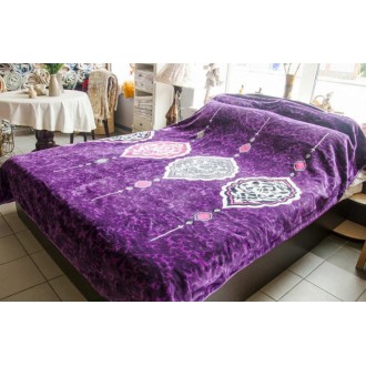 Плед Karaca Home Buena фиолетовый