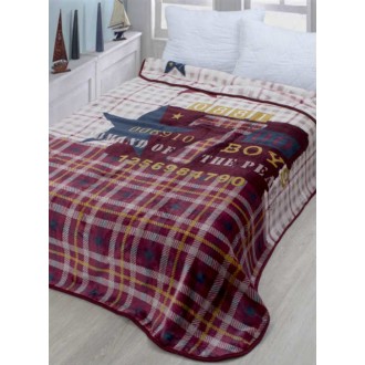 Плед-покрывало Karaca Home Peace 2018-2 bordo