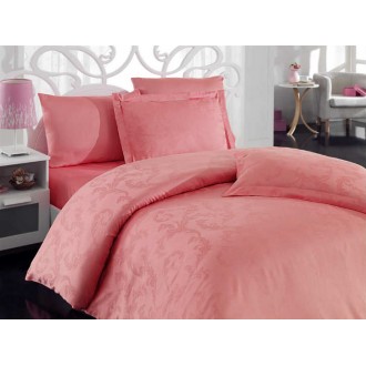 Постельное бельё Bamboo Diamond Flower Коралл