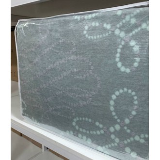 Плед Tac Cotton Battaniye Estela 200*220 зеленый