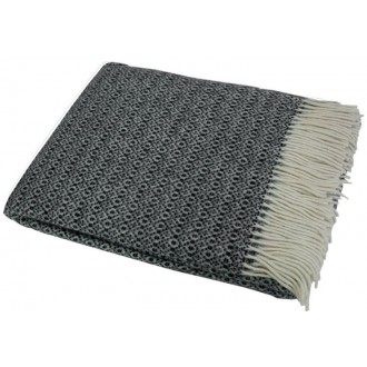 Плед шерстяной Vladi Неаполь (Dolce Vita) антрацит