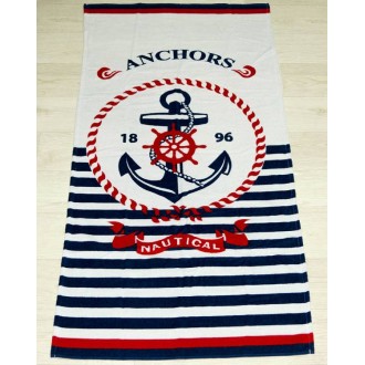 Пляжное полотенце First Choice Anchor 1896 Nautical