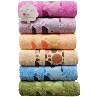Махровые полотенца Gursan Cotton Colored шарики